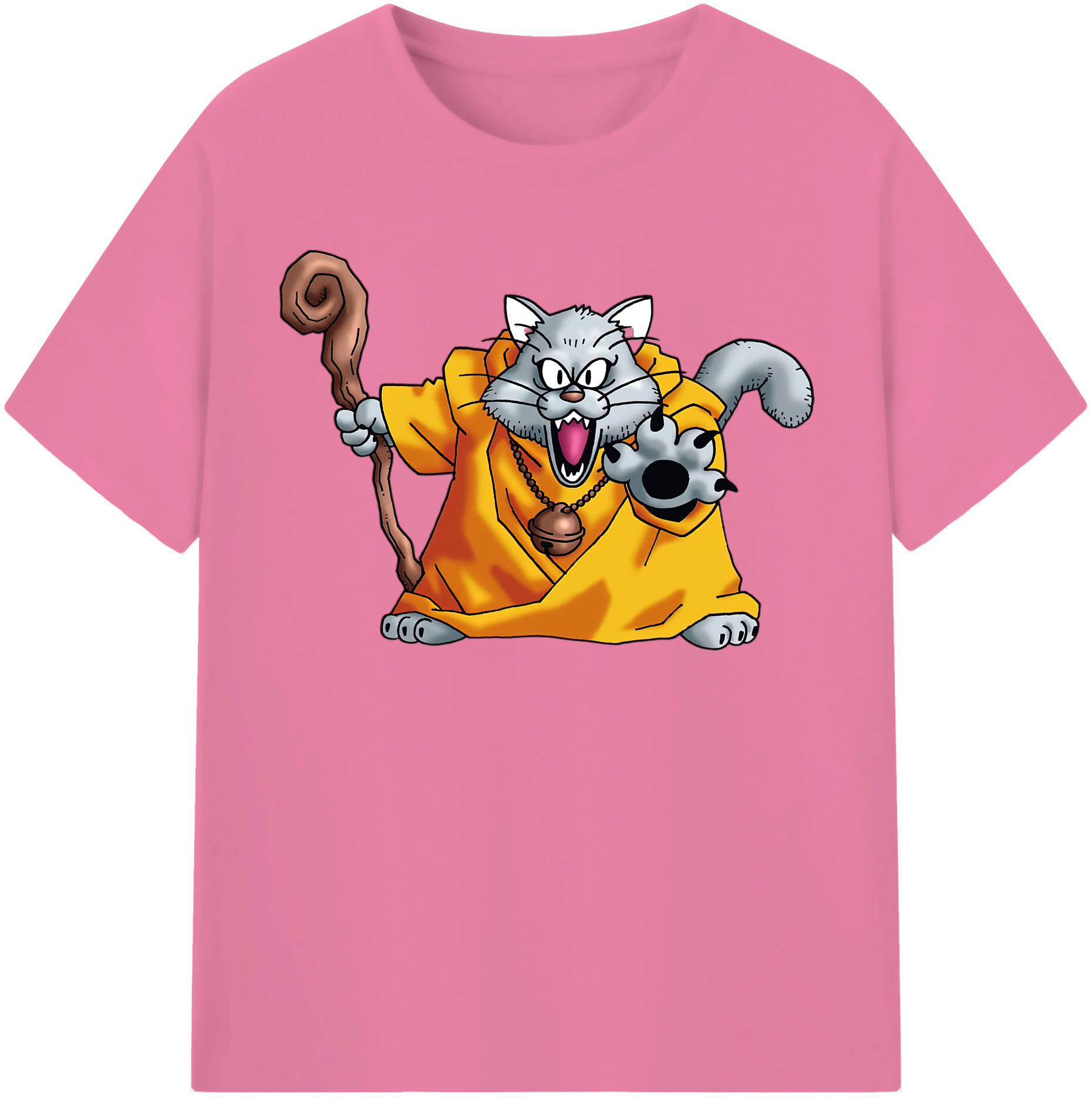 （画像用） ドラゴンクエスト Doragon Kuesuto Dragon Quest 綿100％半袖Tシャツ（フロントプリント）